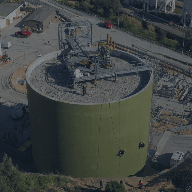 Bureau d etudes industriel Sunny Design et Solution, station de stockage et de distribution de gaz pour ACTI